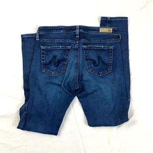 AG skinny ripped jeans
